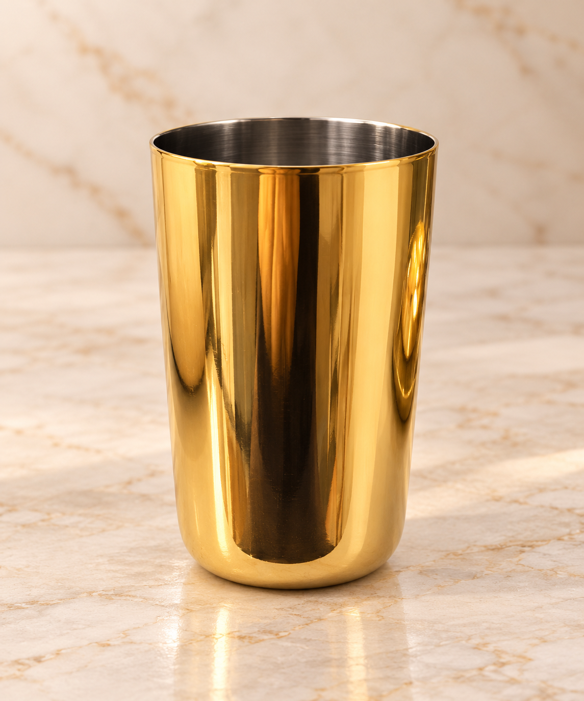 Genex Steel PVD Thali Set | Premium Gold-Tone Finish | Stainless Steel | Dining & Gifting