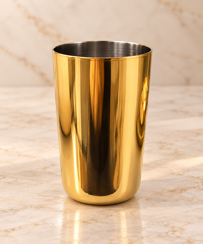 Genex Steel PVD Thali Set | Premium Gold-Tone Finish | Stainless Steel | Dining & Gifting