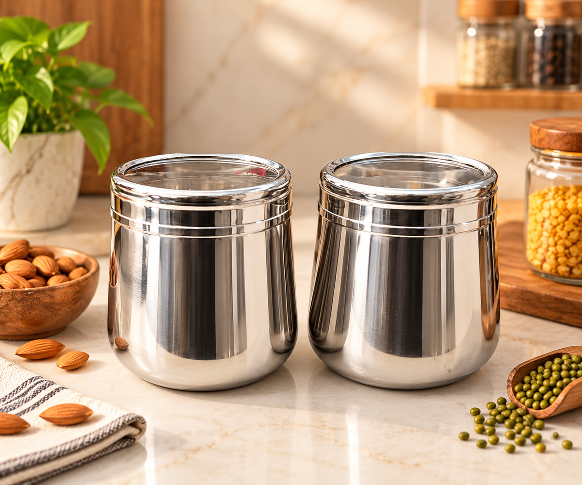 Genex Steel 2 Pc Stainless Steel Gift Set | Premium Packaging | Corporate & Festival Gifting