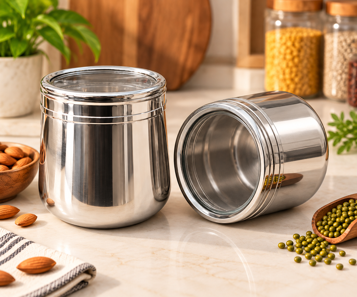 Genex Steel 2 Pc Stainless Steel Gift Set | Premium Packaging | Corporate & Festival Gifting