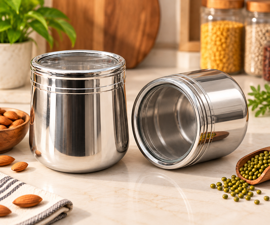 Genex Steel 2 Pc Stainless Steel Gift Set | Premium Packaging | Corporate & Festival Gifting