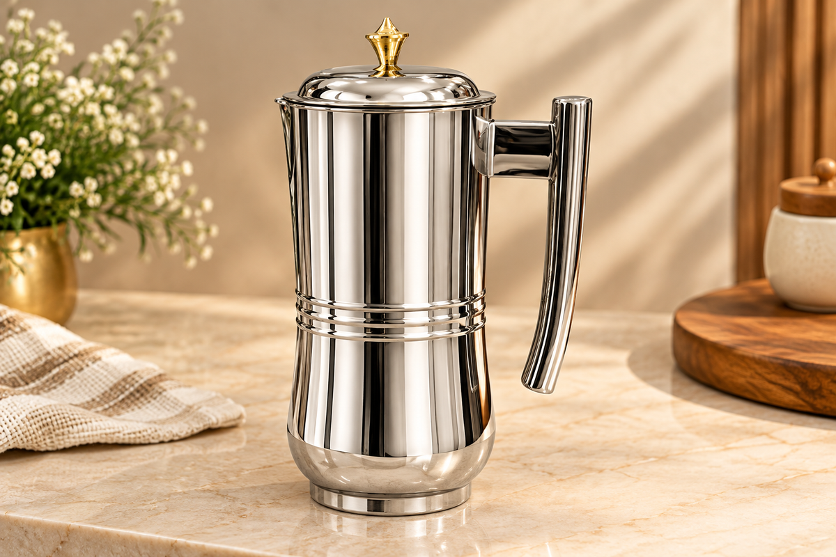Genex Steel Premium Dinner Set 57 Pcs | Free Triply Karahi Worth ₹2499 | Complete Family Dining