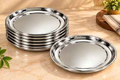 Genex Steel Premium Dinner Set 57 Pcs | Free Triply Karahi Worth ₹2499 | Complete Family Dining