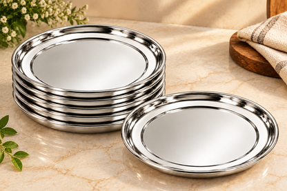 Genex Steel Premium Dinner Set 57 Pcs | Free Triply Karahi Worth ₹2499 | Complete Family Dining