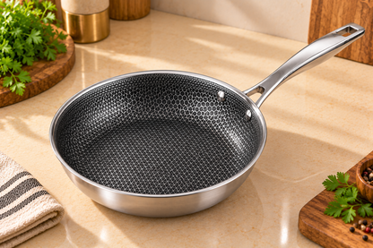 Genex Steel Honey Comb Frypan